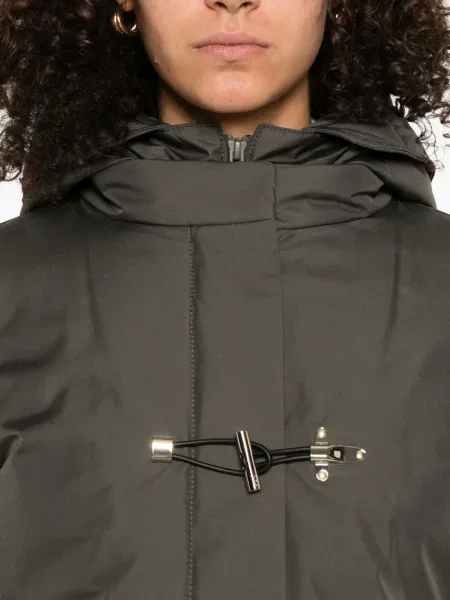 Palton Fay cu glugă verde