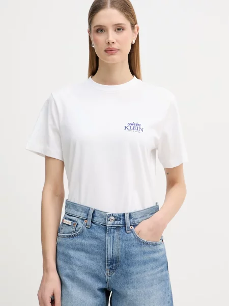 Calvin Klein Jeans Tricou alb