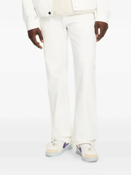 Pantaloni Off-white alb