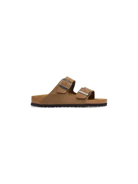 Klapki Birkenstock brązowe