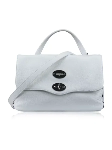 Mała torebka skórzana Zanellato beżowa