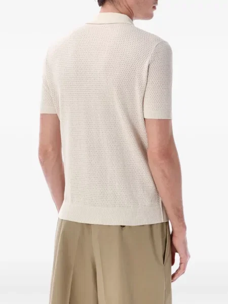Tricou polo Roberto Collina tricotate