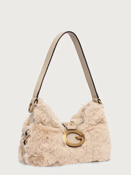 Geanta hobo Guess bej