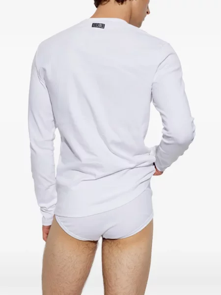 Lung tricou Mm6 Maison Margiela alb