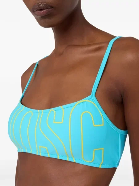 Top Moschino cu imagine albastru
