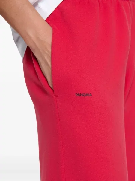 Pantaloni Pangaia roșu
