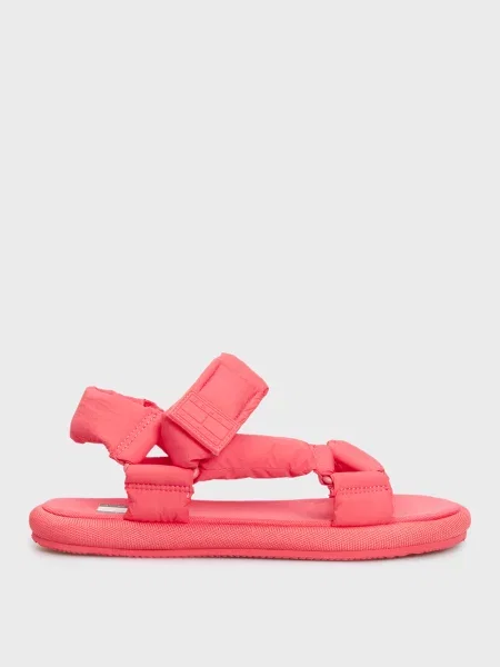 Утеплені босоніжки Tommy Jeans рожеві