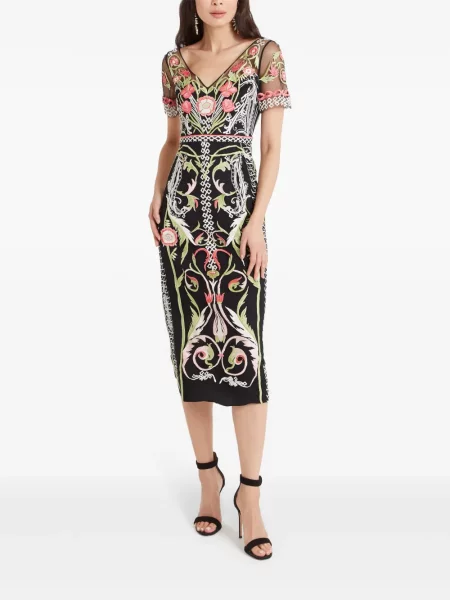 Rochie midi Temperley London negru