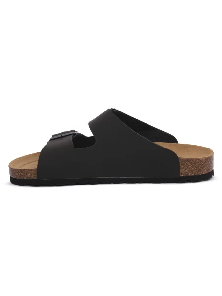 Pantofi Bioline din velur negru