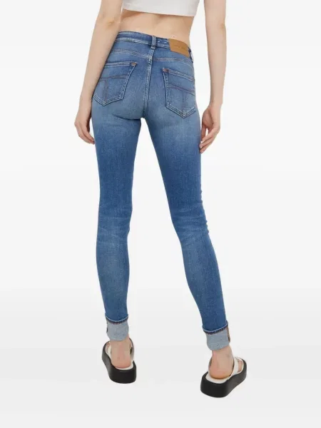 Jeansy Tiger Of Sweden w tygrysie prążki niebieskie