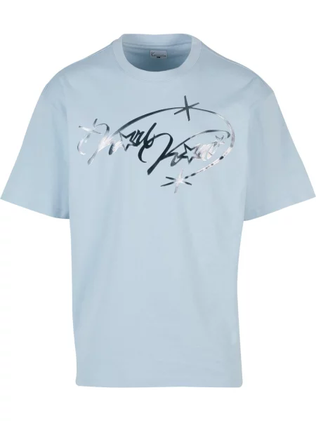 Karl Kani Tricou Authentic Star deschis / argintiu albastru