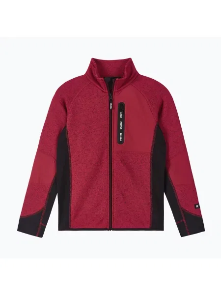Gyerek polár pulóver Reima Liukuen cranberry. Méret:
