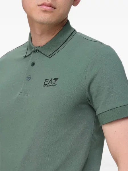 Rövid pólóing Ea7 Emporio Armani nyomtatás zöld