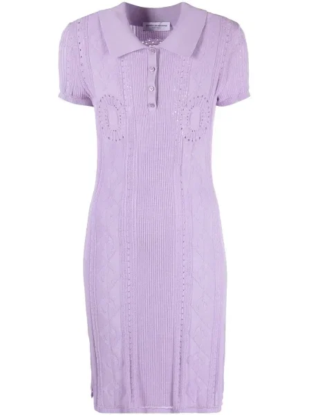 Rochie Marine Serre tricotate de costum tenis violet