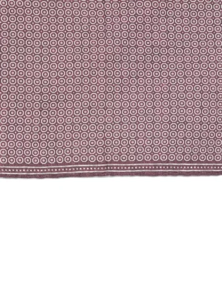Fular Eleventy cu imagine cu imprimeu geometric violet