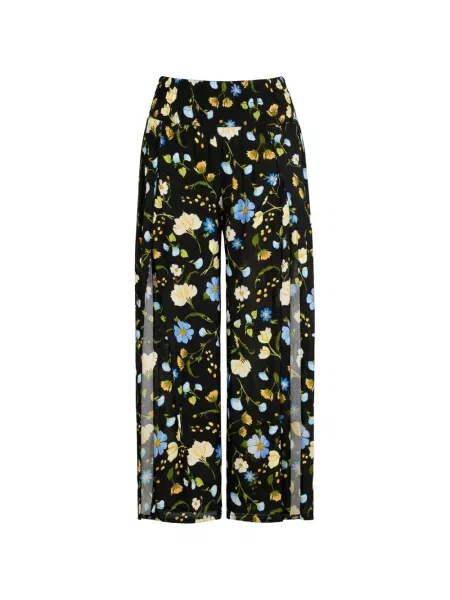 Pantaloni cu imprimeu floral Seafolly cu model floral cu imagine negru