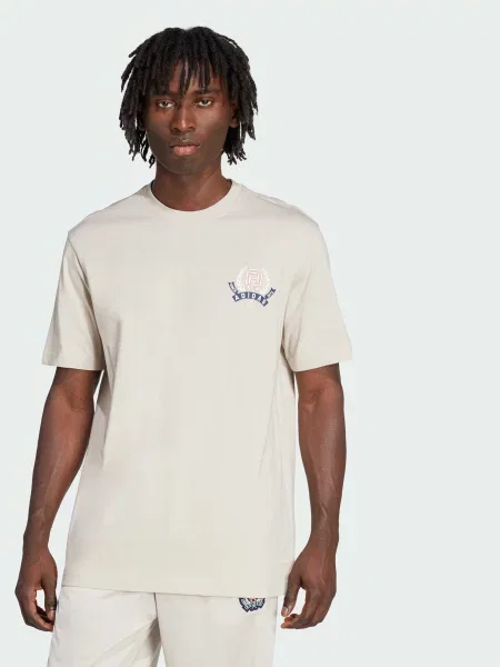 Футболка Adidas бежевая