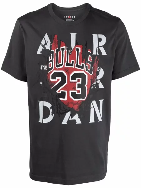 Scurt tricou Jordan cu imagine gri