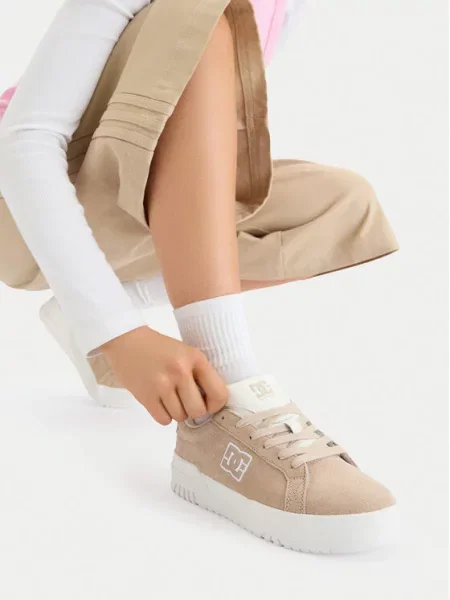 Sneakersy DC Shoes béžové
