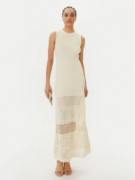 TWINSET Rochie tricotată bej