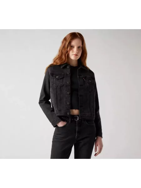Levi's Kurtka jeansowa przejściowa czarny