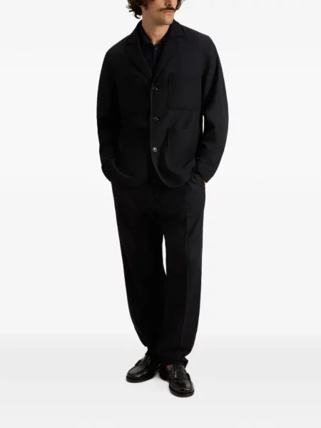 Sacou Woolrich de lână albastru