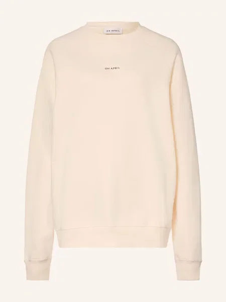 Oh April Bluza Oversize beige beżowa