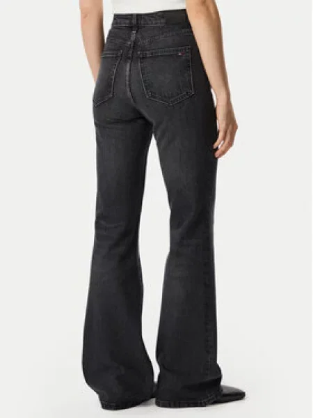 Tommy Jeans Džinsai Sylvia Bootcut Fit juoda
