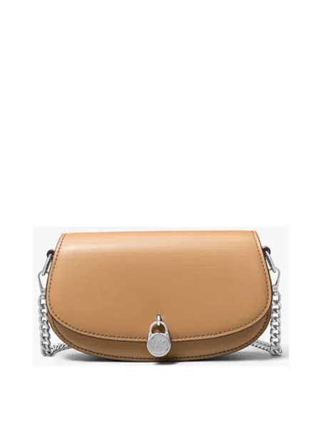 Torebka crossbody Michael Kors skórzana brązowa