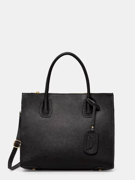Geanta de piele Answear.lab din piele negru