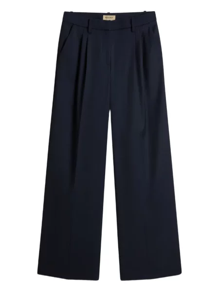Pantaloni cu picior drept Woolrich albastru