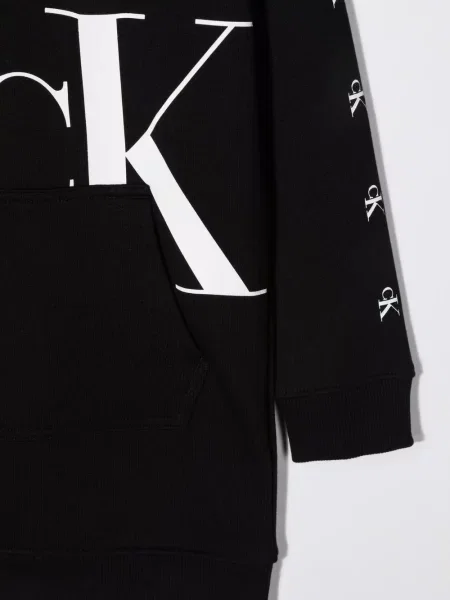 Sukienka dziecięca Calvin Klein czarna