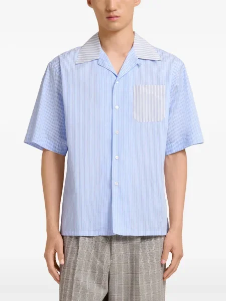 Pruhovaná košile Marni modrá