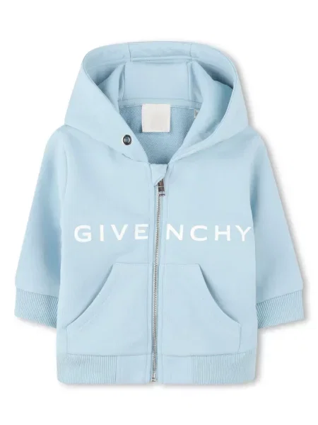Bluza z kapturem dziecięca Givenchy niebieska
