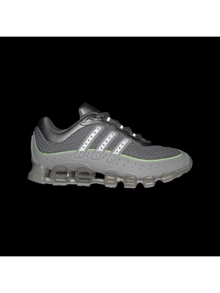 Tenisky adidas Megaride Silver Metallic/ Ftw White/ Solar Yellow EUR 44 bílé