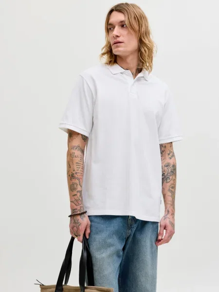 JACK & JONES Tricou JPRBLUWILL' alb