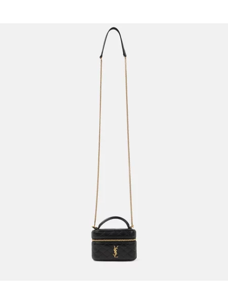 Geanta de piele Saint Laurent din piele negru