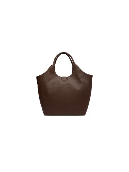 Love Moschino kabelka typu tote dámska z imitácie kože hnedá