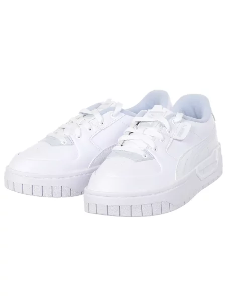 Pantofi Puma din material terry alb