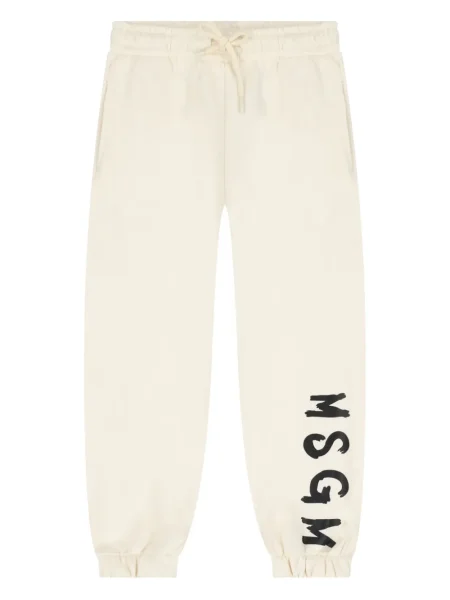 Spodnie dziecięce Msgm białe