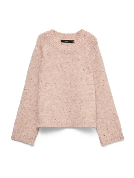 VERO MODA Pulover VMINGRID amestecat roz