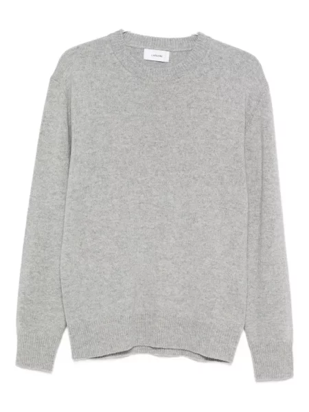 Pulover Lardini cu decolteu rotund gri