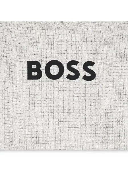 Bluza z kapturem dziecięca Bosswear biała