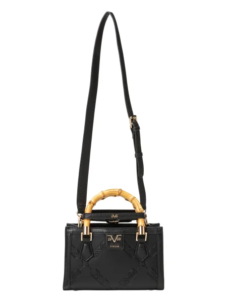 ITALIA Kabelka Lene zlatá černá