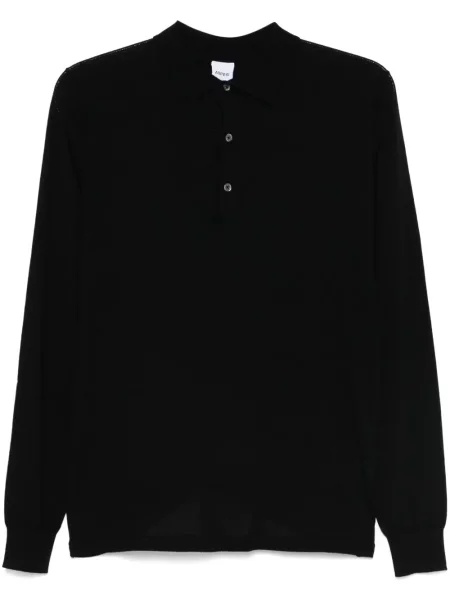 Polo Aspesi de lână negru