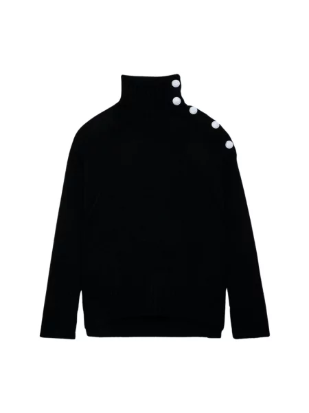 Sweter z golfem Zadig&voltaire z kaszmiru czarny