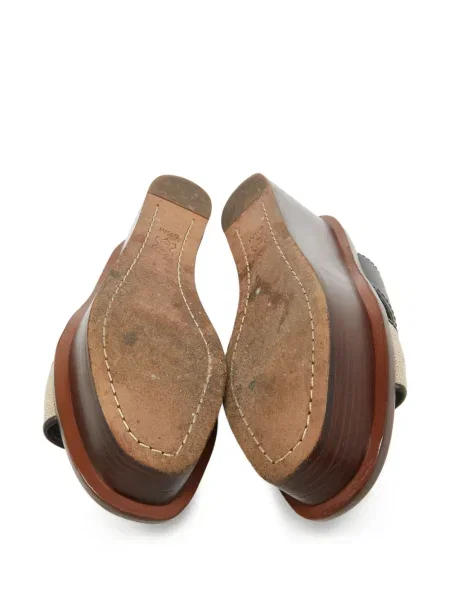 Sandale Tory Burch cu pană cu bretele negru