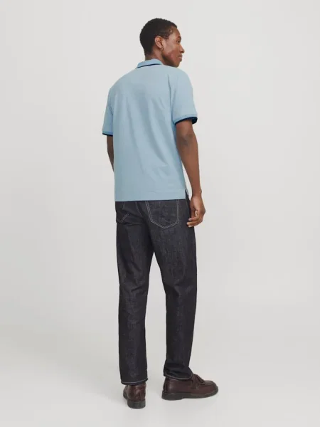 JACK & JONES Tričko JPRBLUALVES svetlomodrá modrá