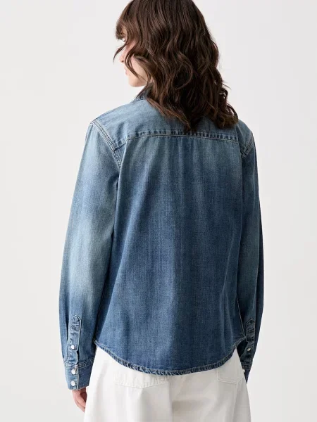 Tommy Jeans koszula jeansowa niebieska