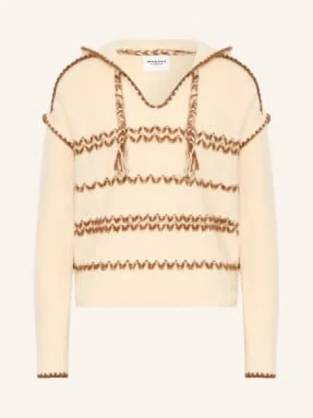 Marant Étoile Bluza Z Kapturem Romera weiss beżowa